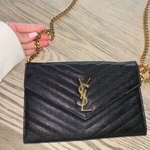 YSL leather bag
